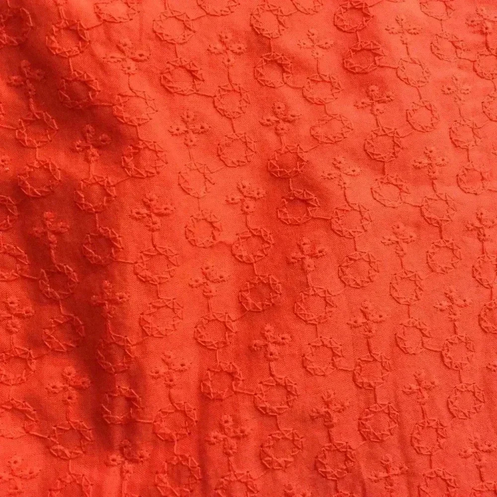Banana Republic Ryan Fit Orange Eyelet Shorts - Picture 3 of 7